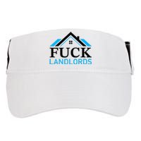 Fuck Landlords Housing Crisis Funny Social Justice Activism Adult Drive Performance Visor