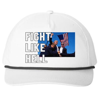 Fight Like Hell Trump 2024 Snapback Five-Panel Rope Hat