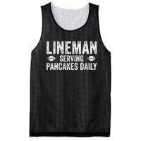 Football Lineman Hoodie Serving Pancakes Daily Mesh Reversible Basketball Jersey Tank