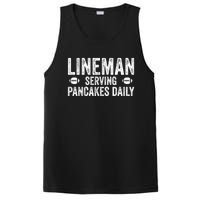 Football Lineman Hoodie Serving Pancakes Daily PosiCharge Competitor Tank