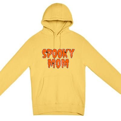 Funny Lazy Halloween SPOOKY MOM COSTUME Womens Spider Gift Premium Pullover Hoodie