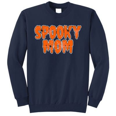 Funny Lazy Halloween SPOOKY MOM COSTUME Womens Spider Gift Tall Sweatshirt