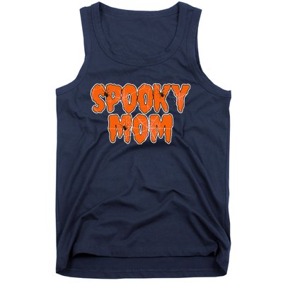 Funny Lazy Halloween SPOOKY MOM COSTUME Womens Spider Gift Tank Top