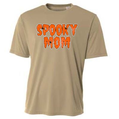 Funny Lazy Halloween SPOOKY MOM COSTUME Womens Spider Gift Cooling Performance Crew T-Shirt