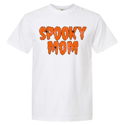 Funny Lazy Halloween SPOOKY MOM COSTUME Womens Spider Gift Garment-Dyed Heavyweight T-Shirt