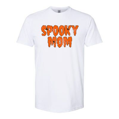 Funny Lazy Halloween SPOOKY MOM COSTUME Womens Spider Gift Softstyle CVC T-Shirt