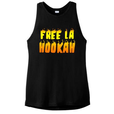 Free La Hookah Ladies PosiCharge Tri-Blend Wicking Tank