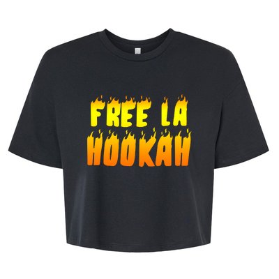 Free La Hookah Bella+Canvas Jersey Crop Tee