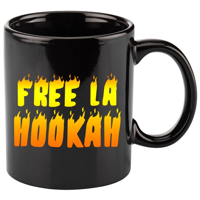 Free La Hookah 11oz C Handle Ceramic Mug