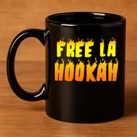 Free La Hookah 11oz C Handle Ceramic Mug