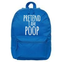 Funny Lazy Halloween Pretend I Am Poop Gift Gift 16 in Basic Backpack