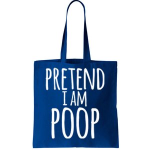 Funny Lazy Halloween Pretend I Am Poop Gift Gift Tote Bag