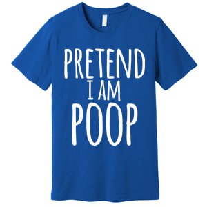 Funny Lazy Halloween Pretend I Am Poop Gift Gift Premium T-Shirt