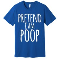 Funny Lazy Halloween Pretend I Am Poop Gift Gift Premium T-Shirt