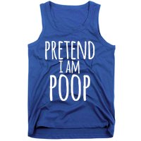 Funny Lazy Halloween Pretend I Am Poop Gift Gift Tank Top