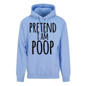 Funny Lazy Halloween Pretend I Am Poop Gift Gift Unisex Surf Hoodie