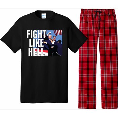 Fight Like Hell Trump 2024 Pajama Set