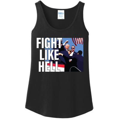 Fight Like Hell Trump 2024 Ladies Essential Tank