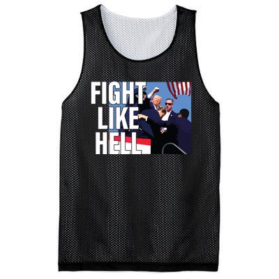 Fight Like Hell Trump 2024 Mesh Reversible Basketball Jersey Tank