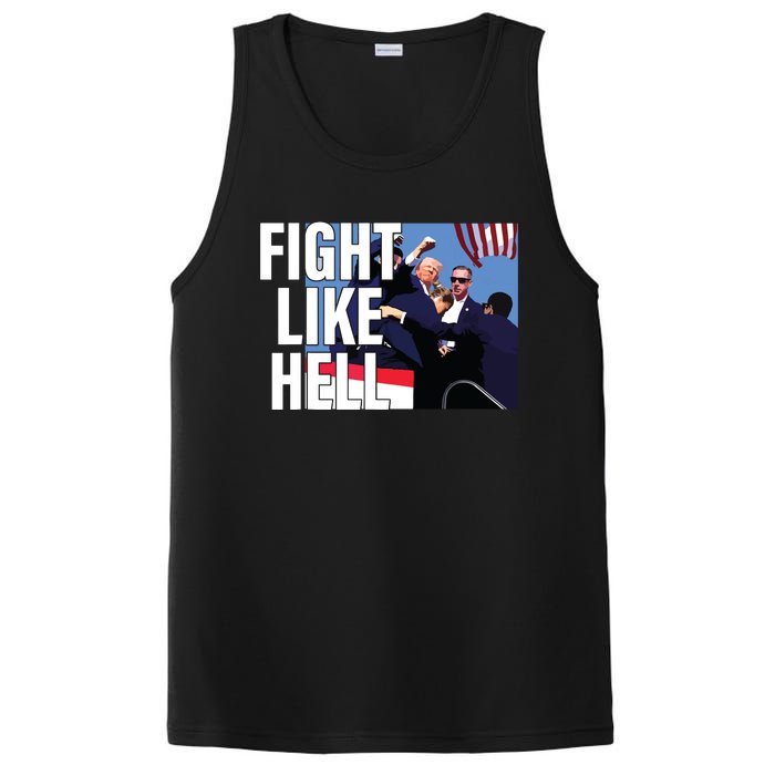 Fight Like Hell Trump 2024 PosiCharge Competitor Tank