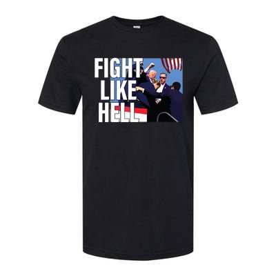 Fight Like Hell Trump 2024 Softstyle CVC T-Shirt