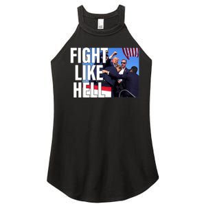 Fight Like Hell Trump 2024 Women's Perfect Tri Rocker Tank