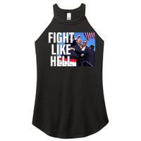 Fight Like Hell Trump 2024 Women's Perfect Tri Rocker Tank