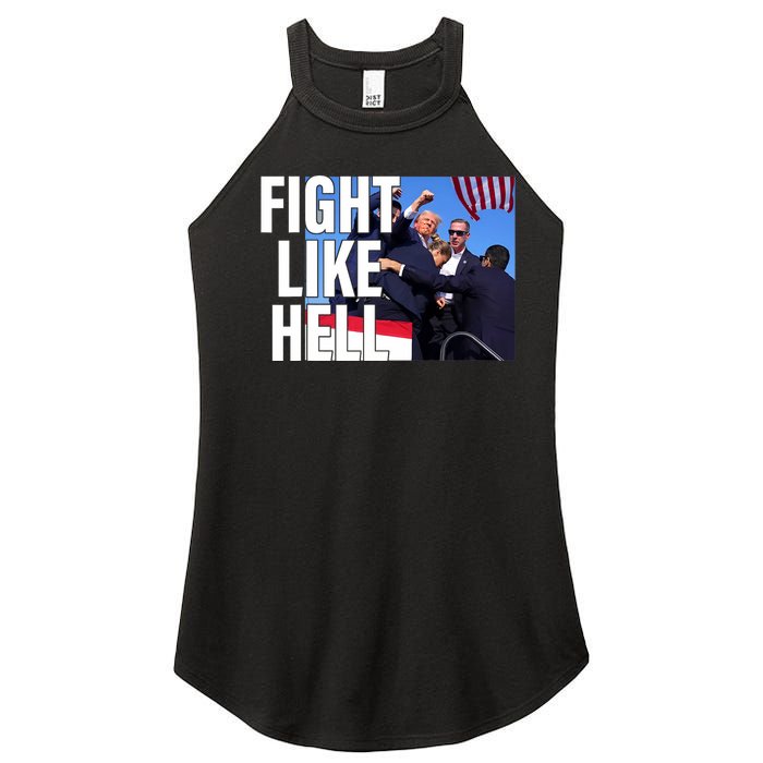 Fight Like Hell Trump 2024 Women's Perfect Tri Rocker Tank