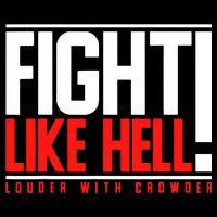 Fight Like Hell Louder With Crowder Cropped Pullover Crew