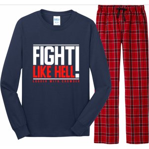 Fight Like Hell Louder With Crowder Long Sleeve Pajama Set