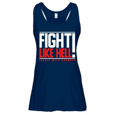 Fight Like Hell Louder With Crowder Ladies Essential Flowy Tank