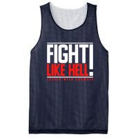 Fight Like Hell Louder With Crowder Mesh Reversible Basketball Jersey Tank