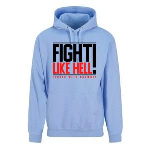 Fight Like Hell Louder With Crowder Unisex Surf Hoodie