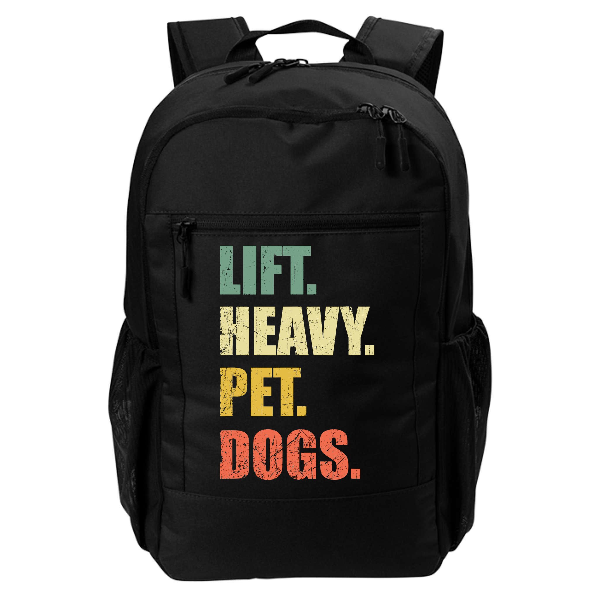 Funny Lift Heavy Pet Dogs Gym Fitness Weight Lifting Backpack