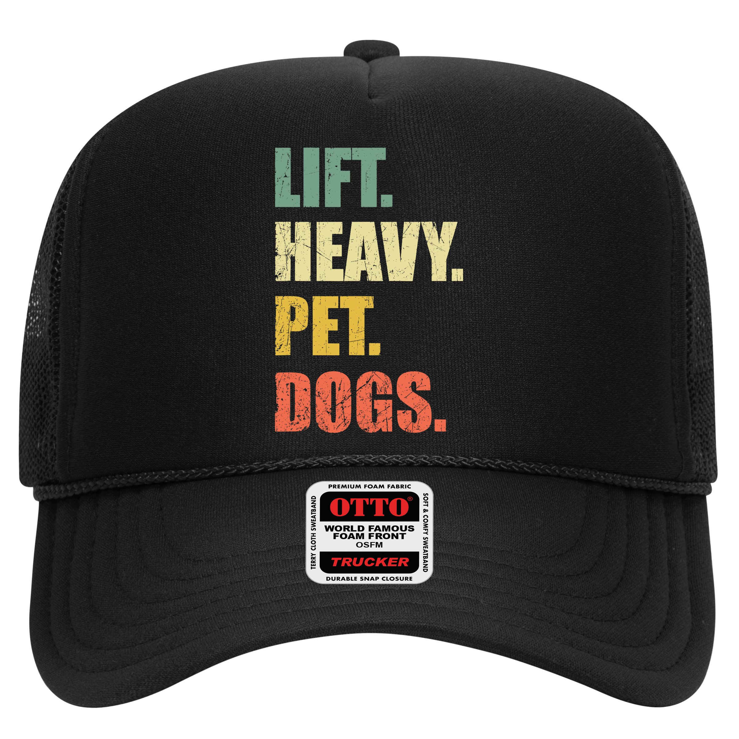 Funny Lift Heavy Pet Dogs Gym Fitness Weight Lifting Hat