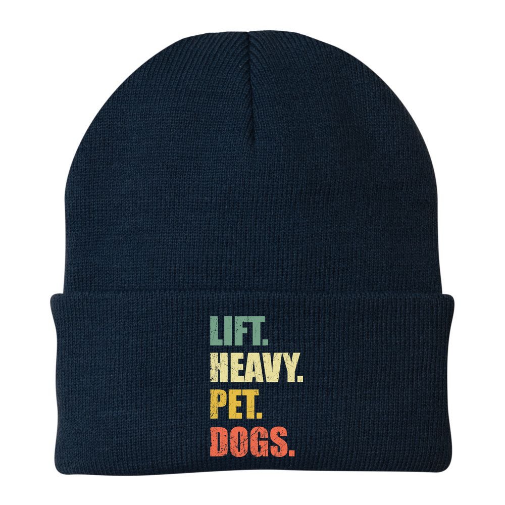 Funny Lift Heavy Pet Dogs Gym Fitness Weight Lifting Beanie