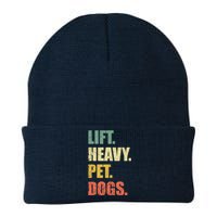 Funny Lift Heavy Pet Dogs Gym Fitness Weight Lifting Knit Cap Winter Beanie