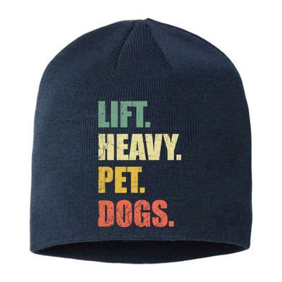 Funny Lift Heavy Pet Dogs Gym Fitness Weight Lifting Sustainable Beanie