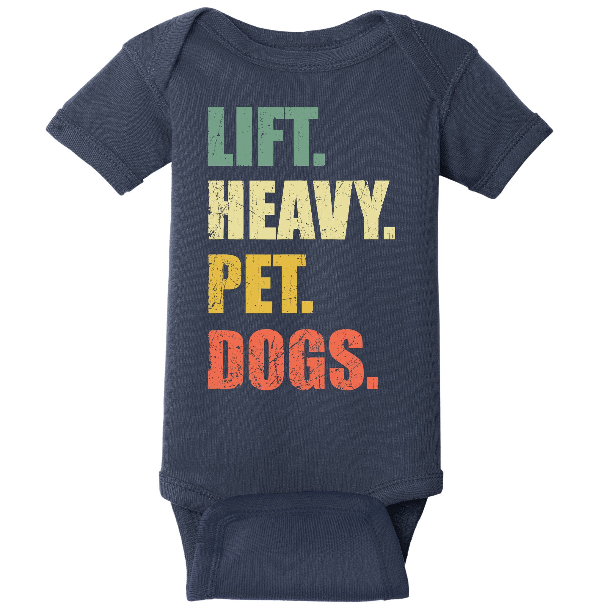 Funny Lift Heavy Pet Dogs Gym Fitness Weight Lifting Baby Bodysuit