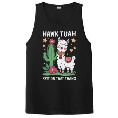 Funny Llama Hawk Tush Spit On That Thing Presidential Parody PosiCharge Competitor Tank