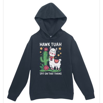 Funny Llama Hawk Tush Spit On That Thing Presidential Parody Urban Pullover Hoodie