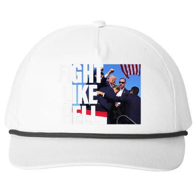 Fight Like Hell Trump 2024 Snapback Five-Panel Rope Hat