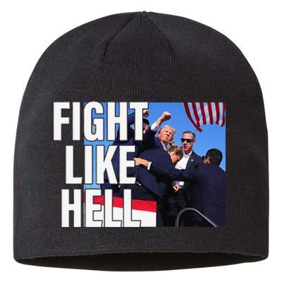 Fight Like Hell Trump 2024 Sustainable Beanie