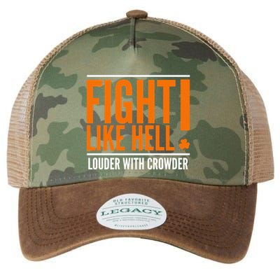 Fight Like Hell Louder With Crowder Legacy Tie Dye Trucker Hat