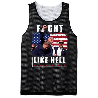 Fight Like Hell Trump Fight American Trump Stronger 2024 Mesh Reversible Basketball Jersey Tank