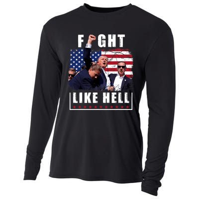 Fight Like Hell Trump Fight American Trump Stronger 2024 Cooling Performance Long Sleeve Crew