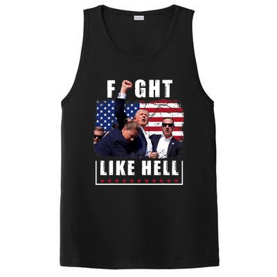 Fight Like Hell Trump Fight American Trump Stronger 2024 PosiCharge Competitor Tank