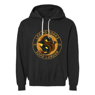 Funny L.E.E H.O F.O.O.K.S Chinese Restaurant Design Garment-Dyed Fleece Hoodie