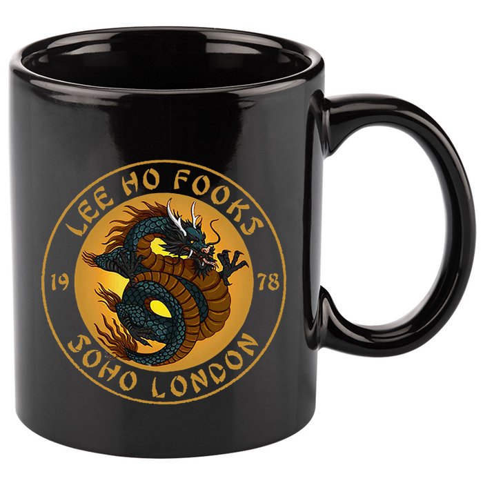 Funny L.E.E H.O F.O.O.K.S Chinese Restaurant Design 11oz C Handle Ceramic Mug