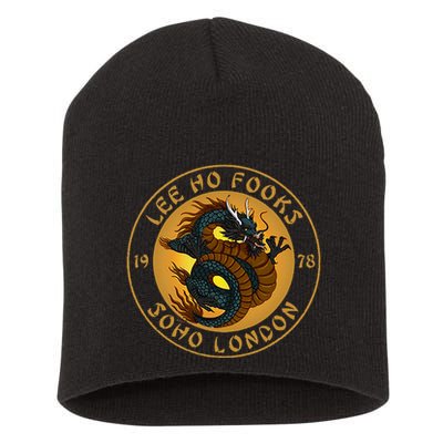 Funny L.E.E H.O F.O.O.K.S Chinese Restaurant Design Short Acrylic Beanie
